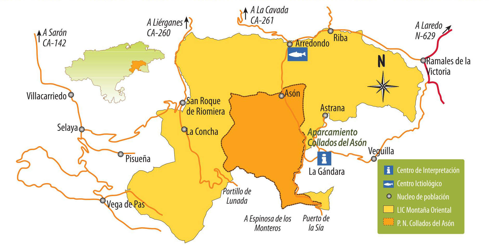 mapa collados