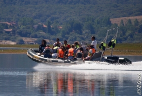 Pantano de Ebro en Lancha