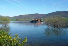 Pantano de Ebro en Lancha