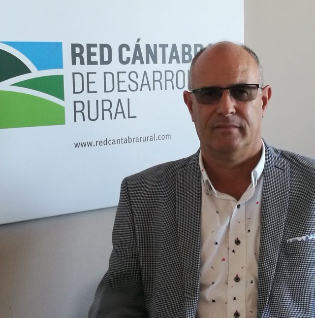 Leoncio Carrascal, presidente de la Red Cántabra de Desarrollo Rural