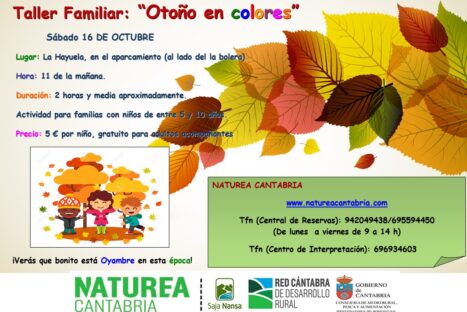 Taller familiar: Otoño en colores